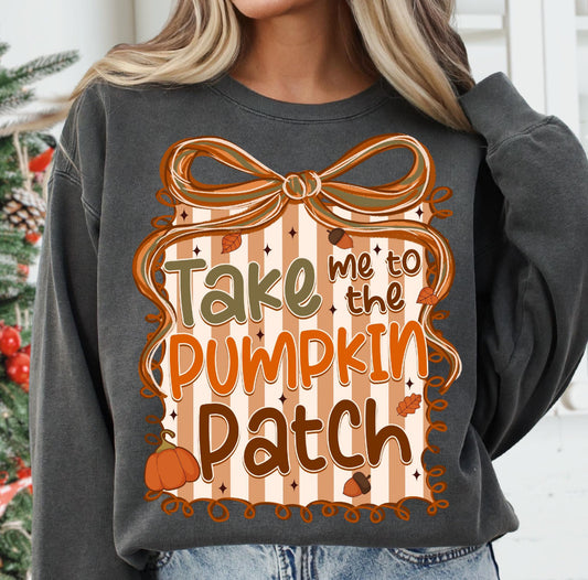 TAKE ME TO THE PUMPKIN PATCH - DTF TRANSFER