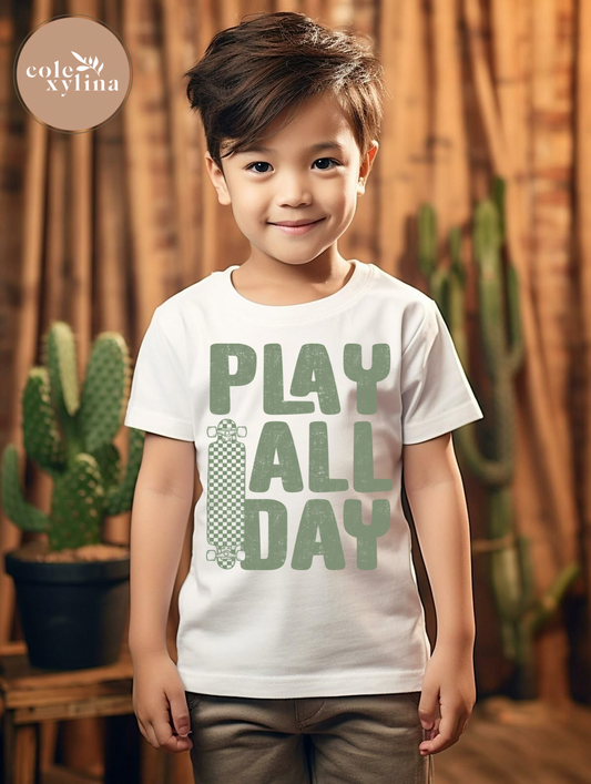 PLAY ALL DAY - DTF TRANSFER