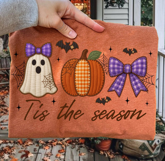 FAUX PATCH TIS THE SEASON - DTF TRANSFER