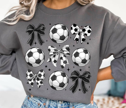 SOCCER COQUETTES & SOCCER BALLS - DTF TRANSFER