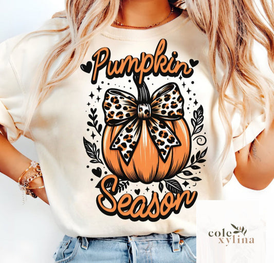 FALL CHEETAH PUMPKIN SEASON - DTF TRANSFER