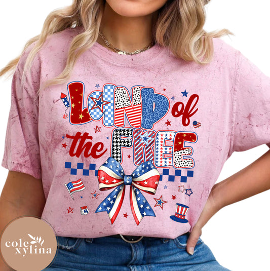 LAND OF THE FREE - DTF TRANSFER