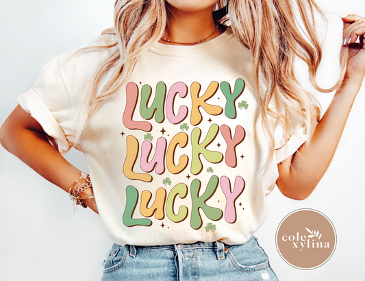 LUCKY LUCKY LUCKY - DTF TRANSFER