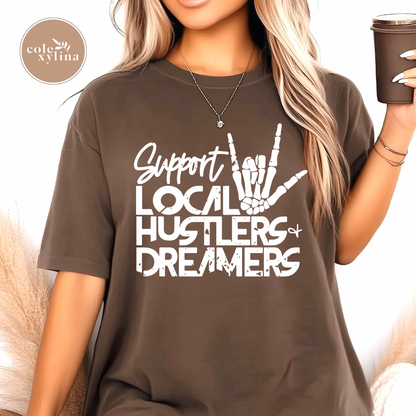 SUPPORT LOCAL HUSTLERS AND DEALERS (2 OPTIONS) - DTF TRANSFER