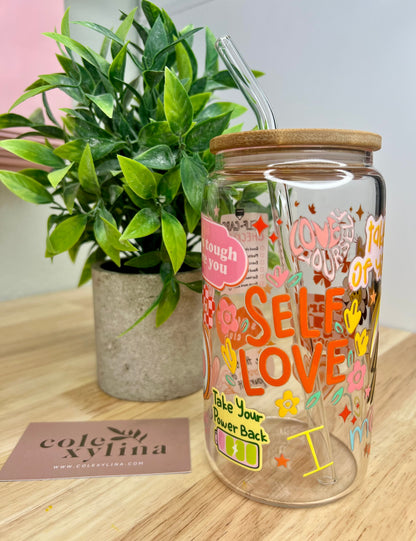 SELF LOVE AFFIRMATIONS - 16OZ LIBBY