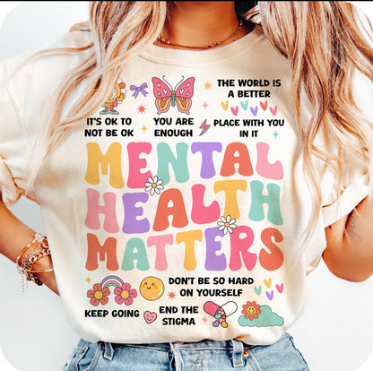 MENTAL HEALTH MATTERS - END THE STIGMA (2 OPTIONS) - DTF TRANSFER