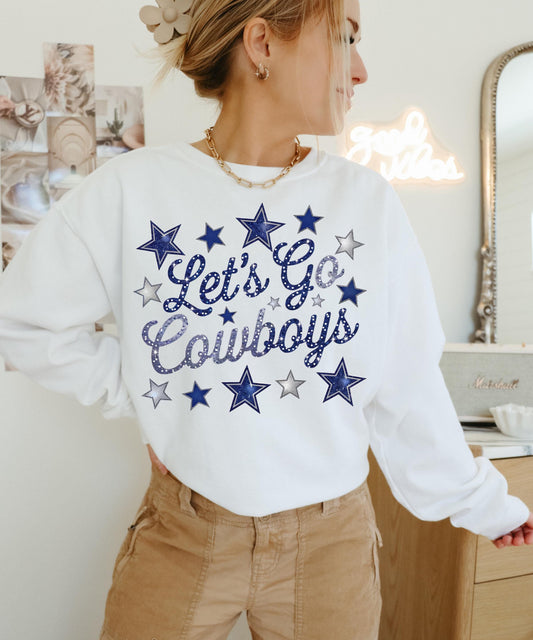 STARS LET’S GO COWBOYS - DTF TRANSFER