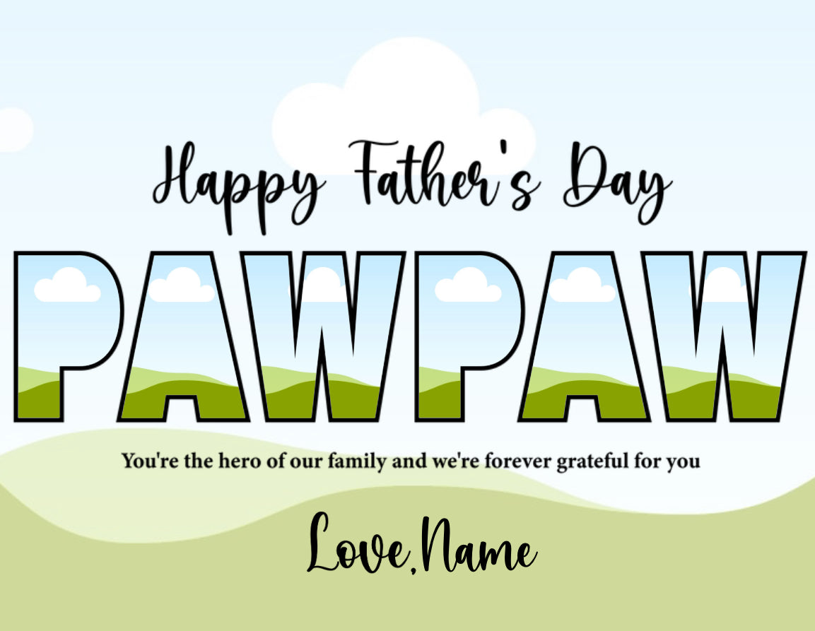 CUSTOM DAD GRANDPA GIFT (7 OPTIONS) - DTF TRANSFER