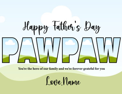 CUSTOM DAD GRANDPA GIFT (7 OPTIONS) - DTF TRANSFER