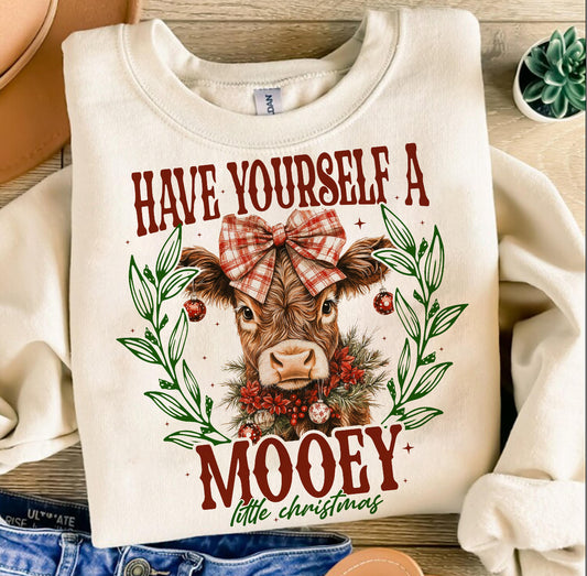 HAVE YOURSELF A MOOEY LITTLE CHRISTMAS - DTF TRANSFER