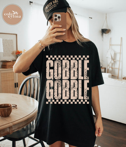 GRUNGE GOBBLE GOBBLE - DTF TRANSFER