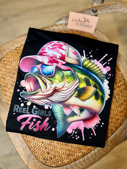 REEL GIRLS FISH - SHIRT