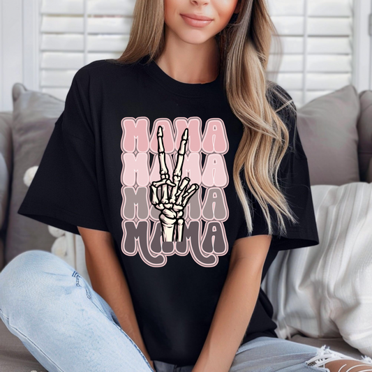 SKELETON HAND MAMA MAMA - DTF TRANSFER