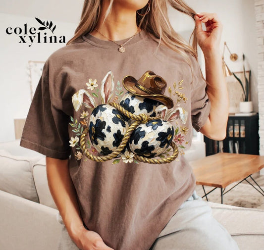 WESTERN FAUX PAINT EASTER - DTF TRANSFER