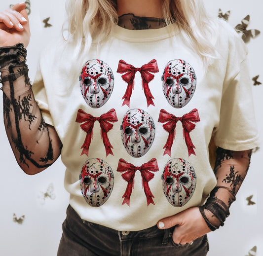 SCARY MASK RED COQUETTE - DTF TRANSFER
