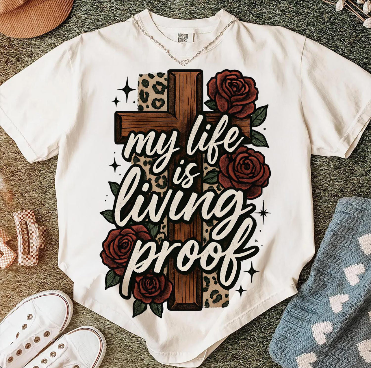 MY LIFE IS LIVING PROOF - DTF TRANSFER