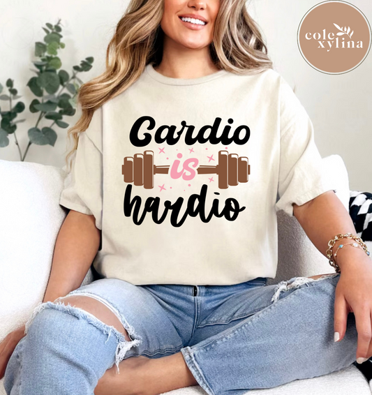 CARDIO IS HARDIO - DTF TRANSFER