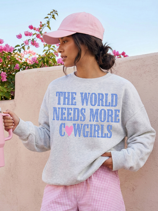 THE WORLD NEEDS MORE COWGIRLS - DTF TRANSFER