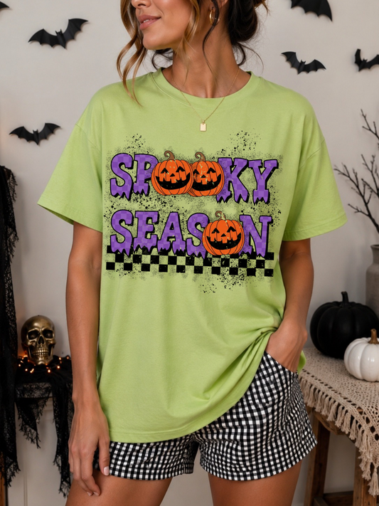 PURPLE DRIP SPOOKY SEASON - DTF TRANSFER