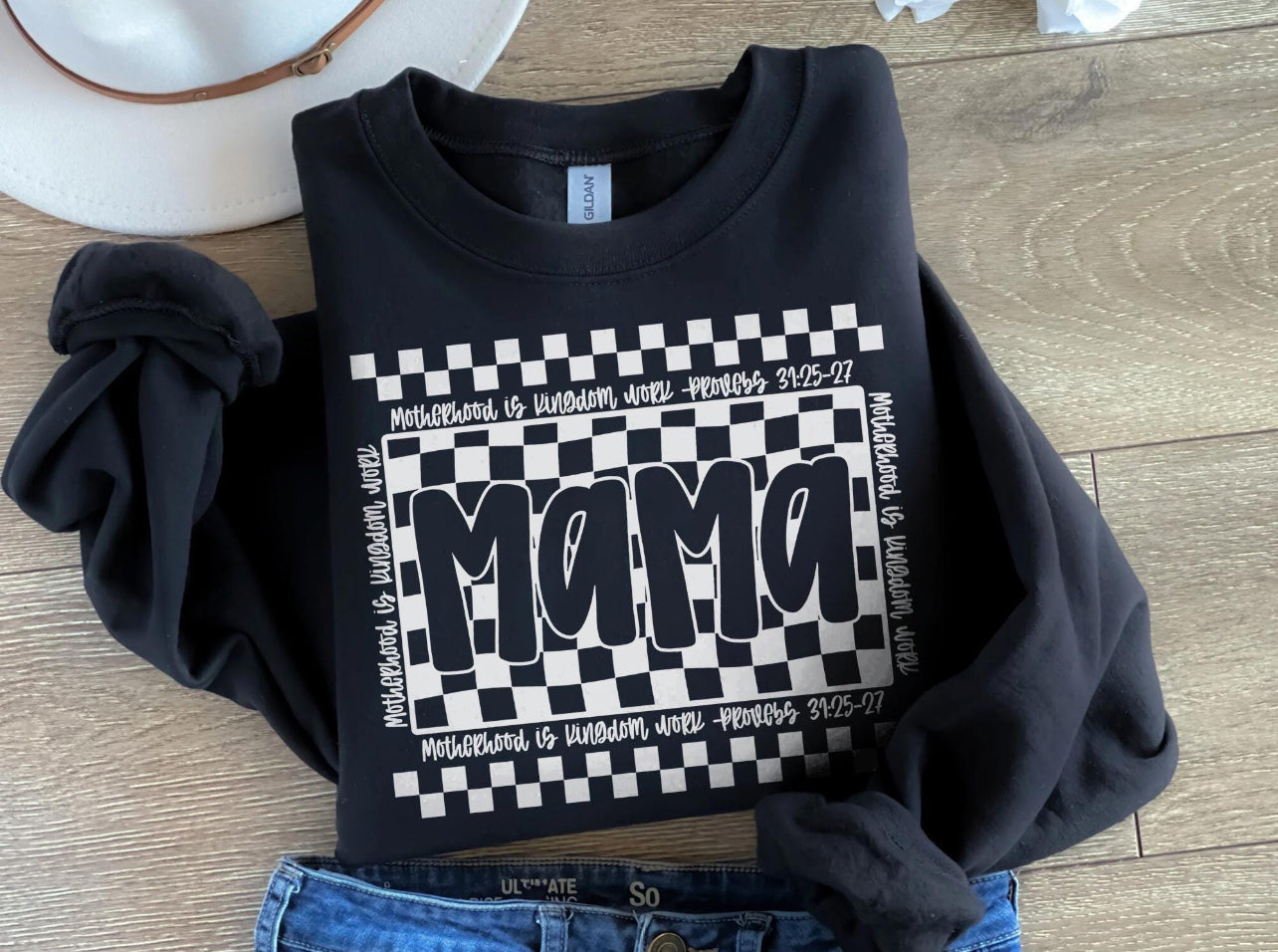 MOTHERHOOD IS KINGDOM WORK (2 COLOR OPTIONS) - DTF TRANSFER