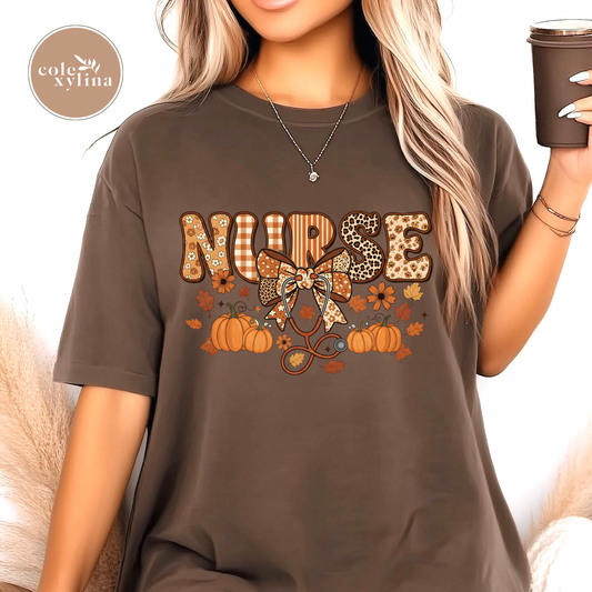 FALL PUMPKIN NURSE - DTF TRANSFER