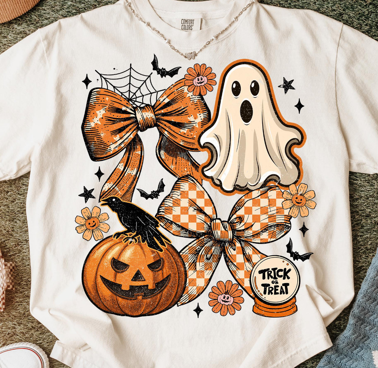 VINTAGE GHOST HALLOWEEN - DTF TRANSFER