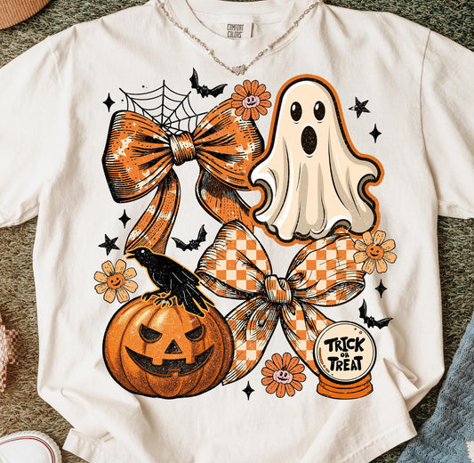 VINTAGE GHOST HALLOWEEN - DTF TRANSFER