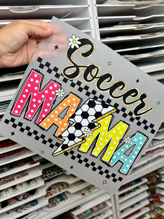 TT RETRO DAISY SOCCER MAMA - DTF TRANSFER
