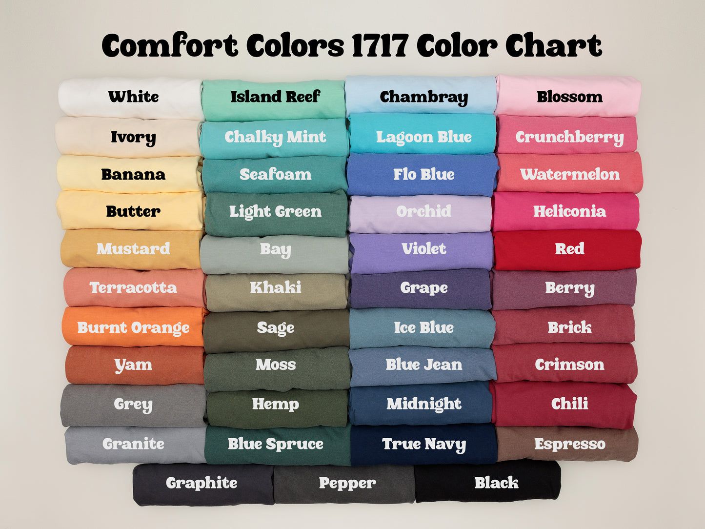 CREATE YOUR OWN SHIRT - COMFORT COLOR C1717 (HEAVYWEIGHT)