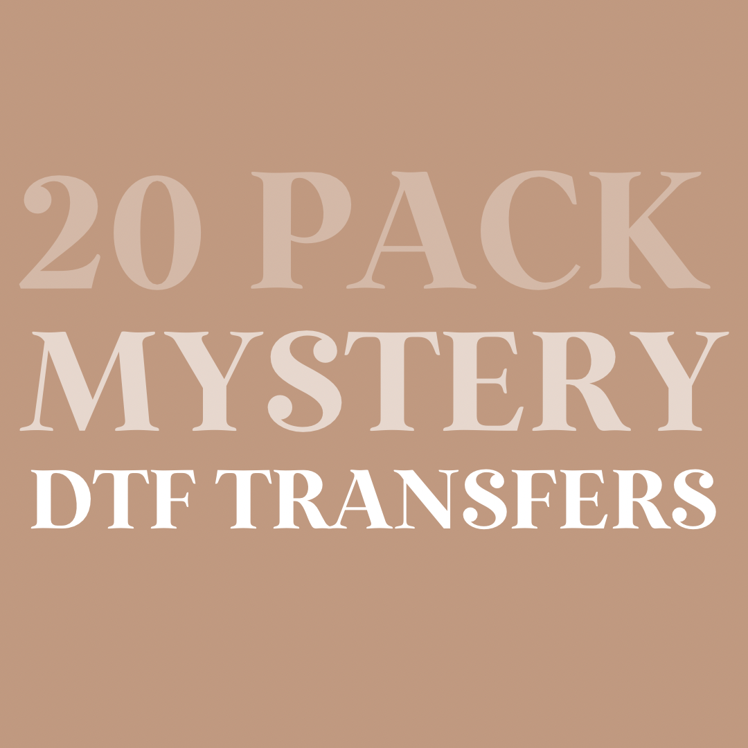 20PK MYSTERY - DTF TRANSFERS