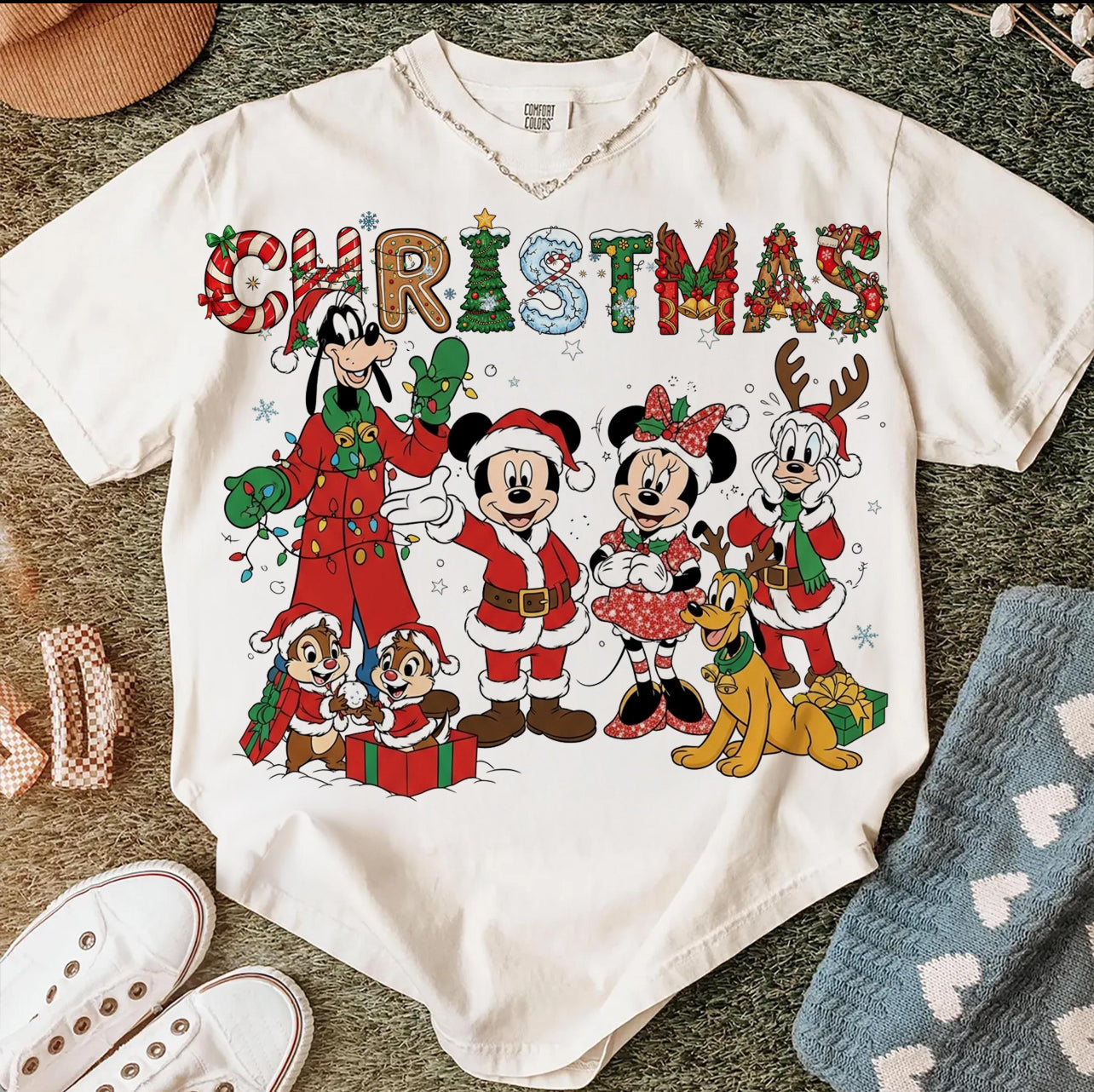 CHRISTMAS MOUSE AND FRIENDS - DTF TRANSFER