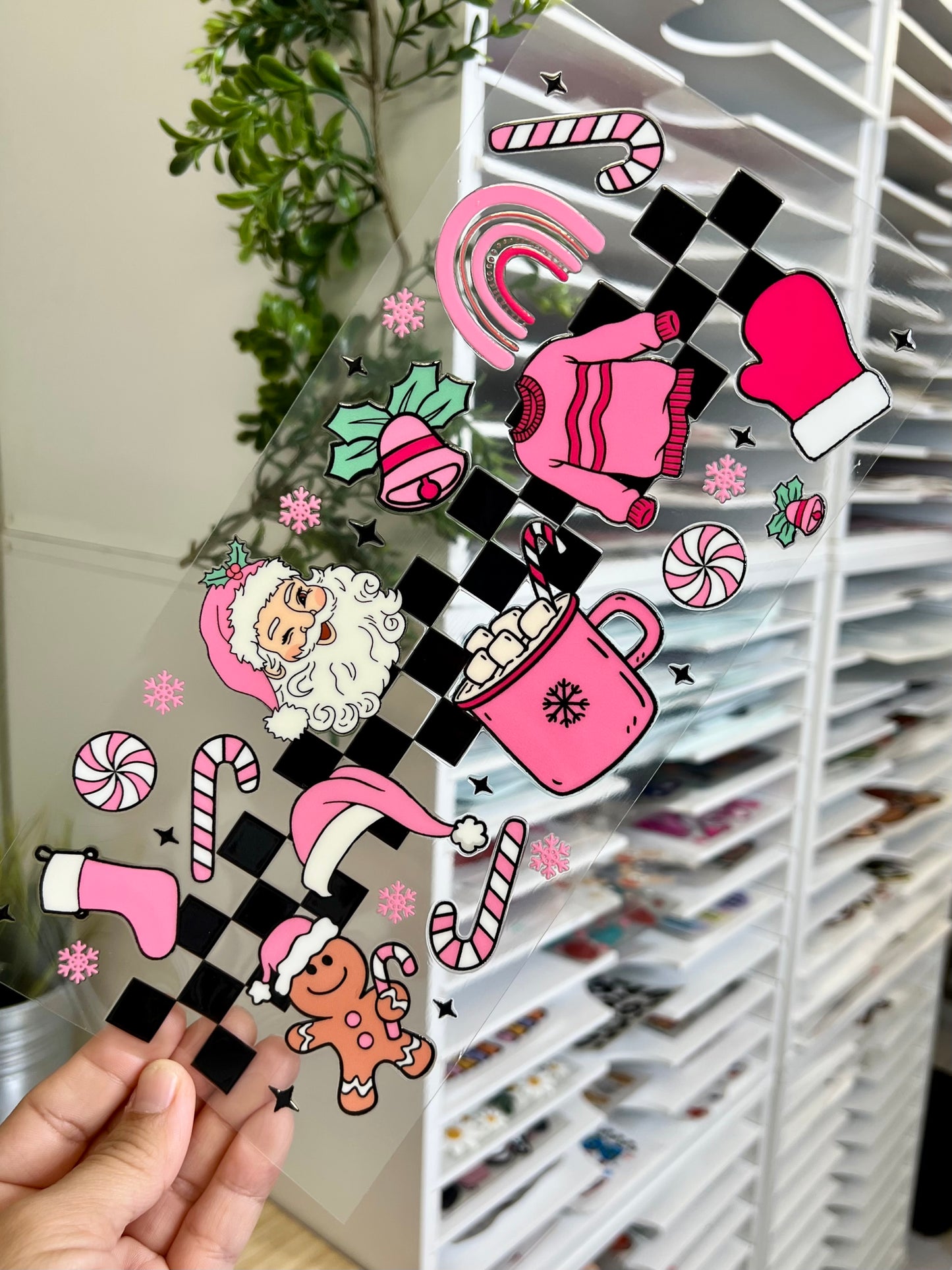 PINK FESTIVE VIBES - 16OZ WRAP DOUBLE SIDED