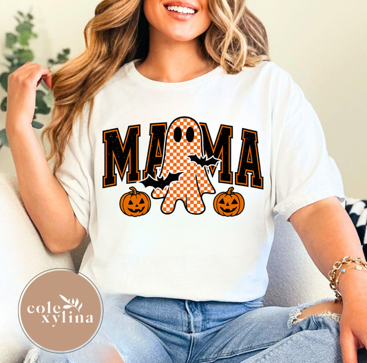 MAMA GHOST MINI PUMPKINS - DTF TRANSFER