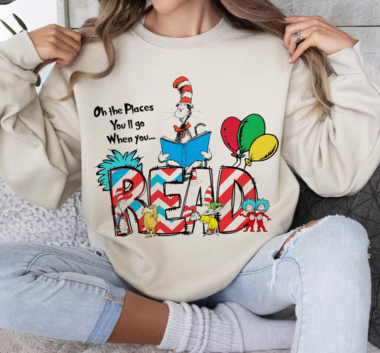 OH THE PLACES - DTF TRANSFER