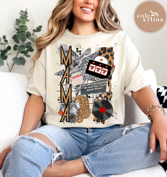 RETRO ROCK MAMA - DTF TRANSFER