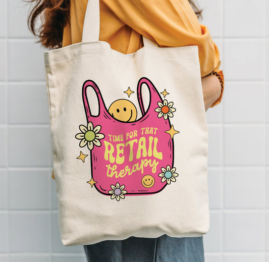 RETAIL THERAPY TOTE