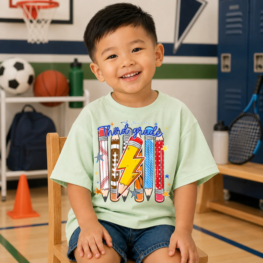 PENCIL BOLT THIRD GRADE - DTF TRANSFER