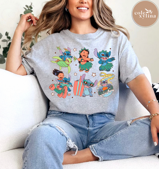 BLUE CUTIE SUMMER FUN - DTF TRANSFER