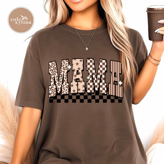 NEUTRAL RETRO MAMA - DTF TRANSFER