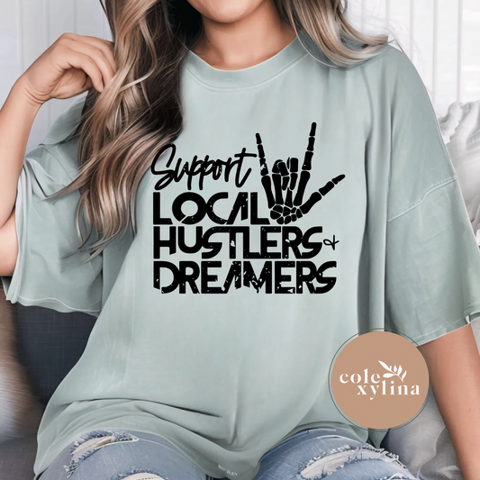 SUPPORT LOCAL HUSTLERS AND DEALERS (2 OPTIONS) - DTF TRANSFER