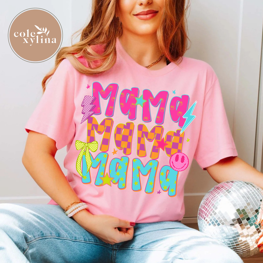 BRIGHT RETRO MAMA - DTF TRANSFER