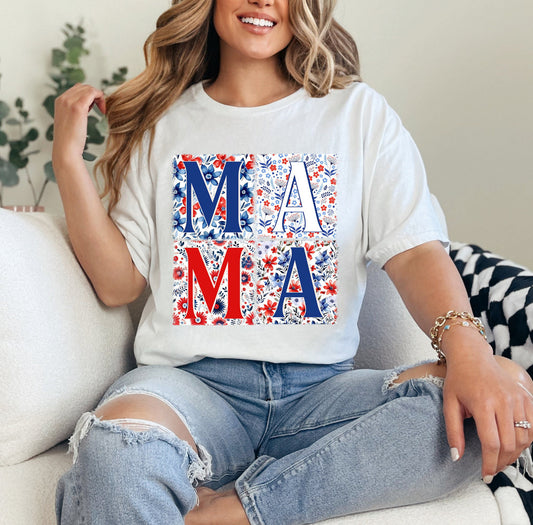 USA FLORAL MAMA - DTF TRANSFER