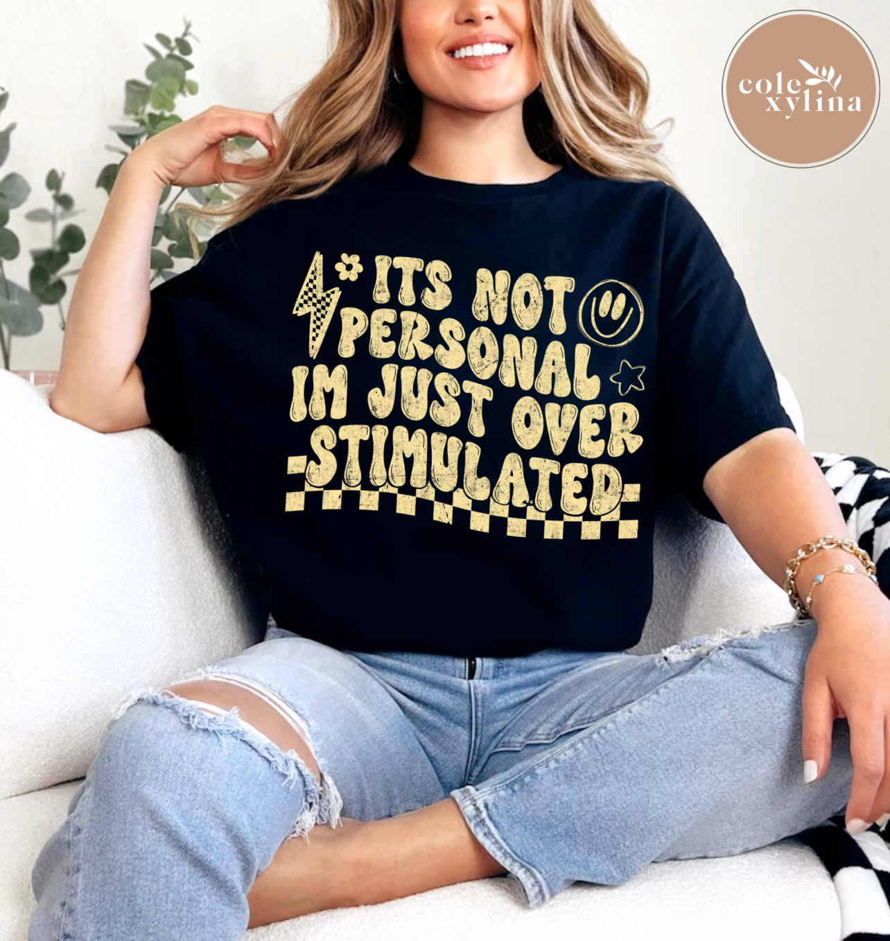 IT’S NOT PERSONAL YELLOW - DTF TRANSFER