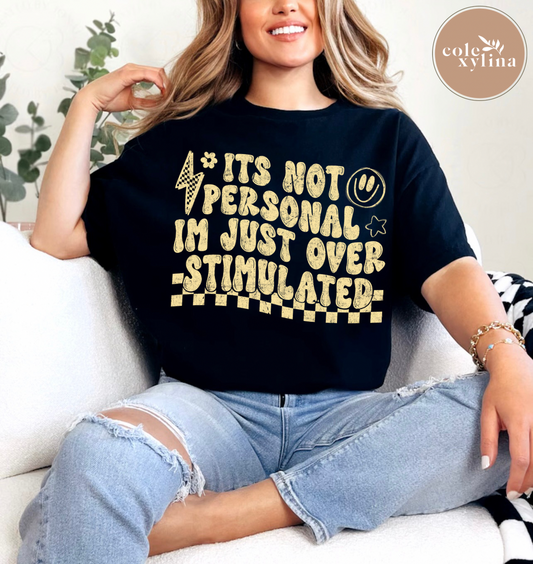 IT’S NOT PERSONAL YELLOW - DTF TRANSFER