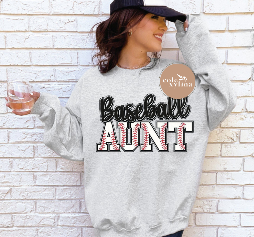 BASEBALL AUNT - DTF TRANSFER