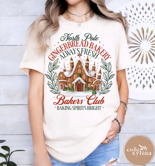 GINGERBREAD BAKERS CLUB - DTF TRANSFER