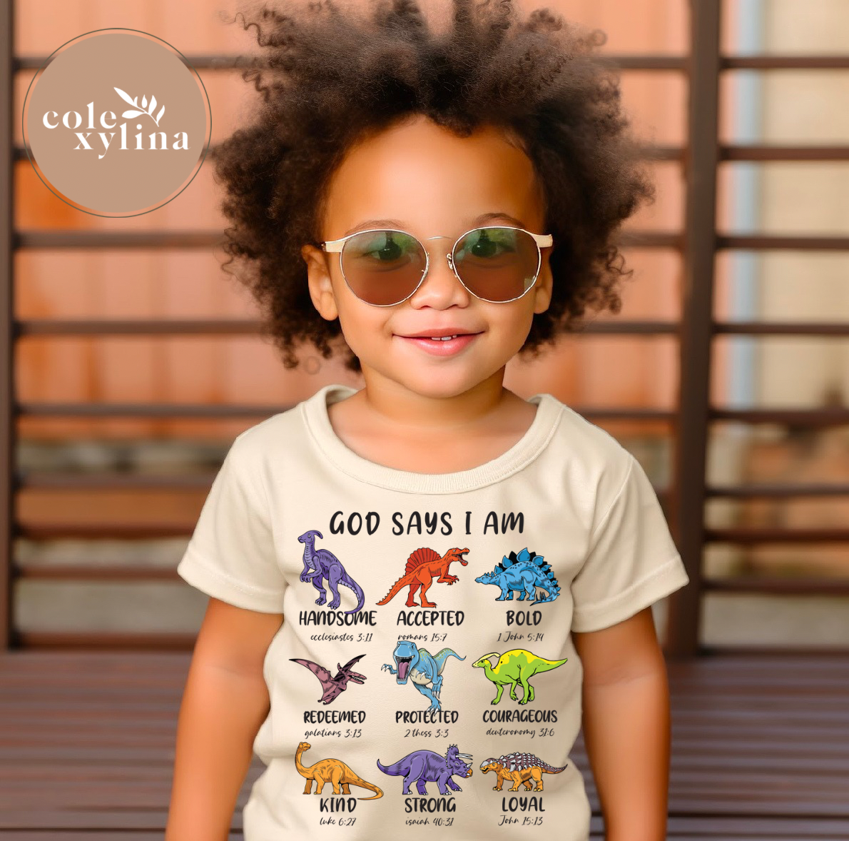 DINOS GOD SAYS I AM (2 OPTIONS)- DTF TRANSFER