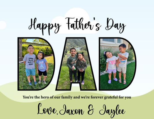 CUSTOM DAD GRANDPA GIFT (7 OPTIONS) - DTF TRANSFER