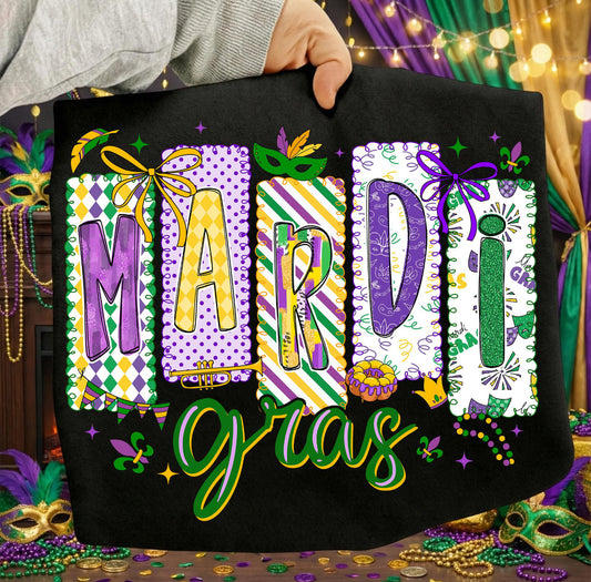 MARDI GRAS FESTIVE - DTF TRANSFER