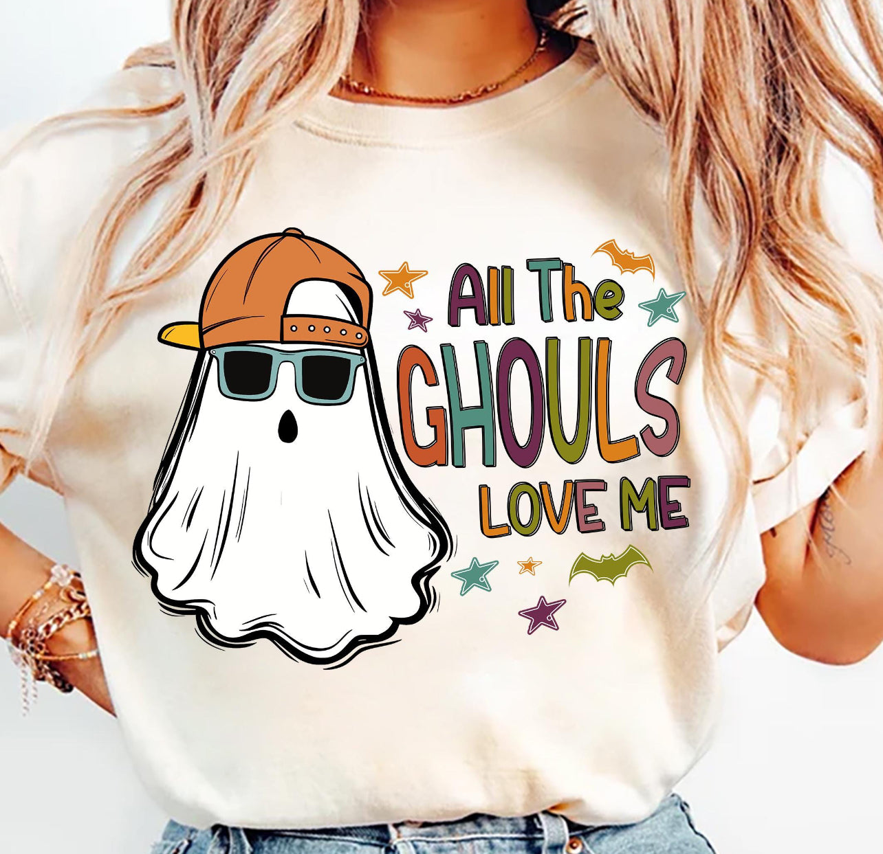 ALL THE GHOULS LOVE ME - DTF TRANSFER
